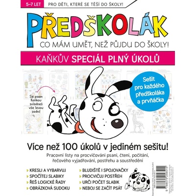 Předškolák Kaňkův speciál plný úkolů