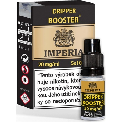 Boudoir Samadhi s.r.o. IMPERIA Dripper Booster PG30/VG70 20mg 5x10ml – Zbozi.Blesk.cz