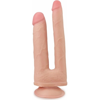 LoveToy Skinlike Double Penetration Soft Cock, dvojité dildo na dvojité proniknutí