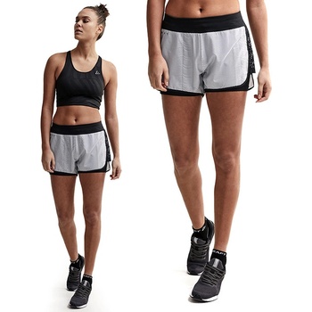 Craft W šortky Charge bílá s potiskem