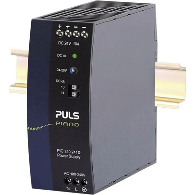 PULS Piano sieťový zdroj na montážnu lištu (DIN lištu), 24 V, 10 A, 240 W, výstupy 1 x