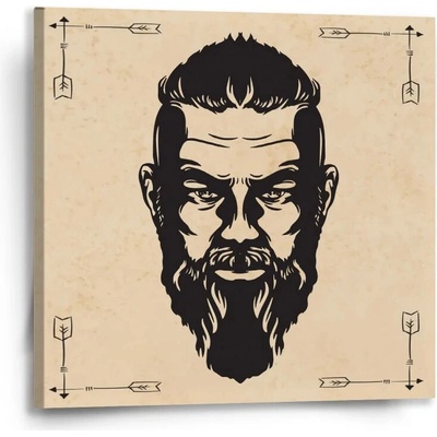 Sablio Obraz Vikingové Pergamen - 50x50 cm