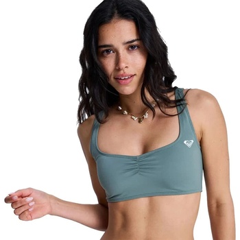 Roxy Essentials SD Bralette bikini top - Green / Grey (Agave Green)