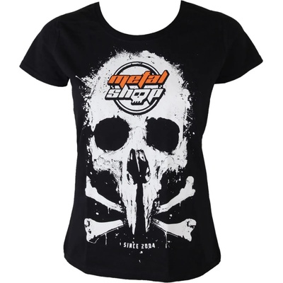 METALSHOP тениска метална дамски - Черен - metalshop - ms017