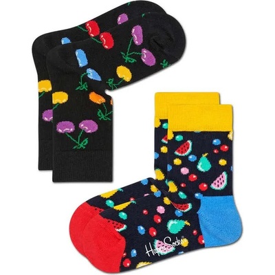 Чорапи Happy socks Cherry socks 2 pairs - Black (Multicolor)