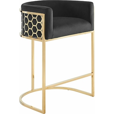 Interior DE BZ47502 ELEGANCE 88 cm černá / zlatá samet