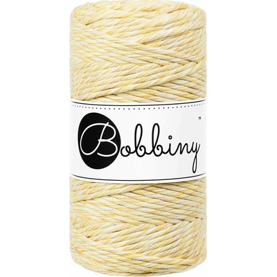Bobbiny Macrame Cord 3 mm 100 m Banana Shake Šňůra