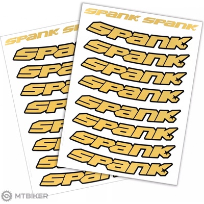 Spank Spank sada nálepiek na ráfiky, zlatá