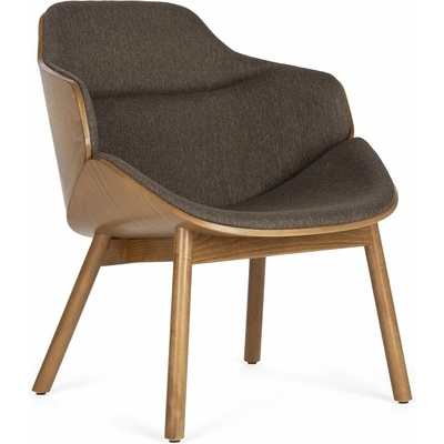 Paged Aria Lounge M-5340 Double Wood Back Panel Base Wood / buk morený / látka kat. 1