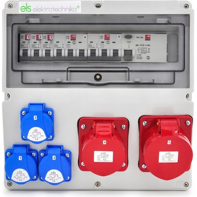 Rozvaděč ELS Elektrotechnika 230 V IP44 32 A