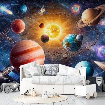 Art Gift Decor Фототапет космическа слънчева система