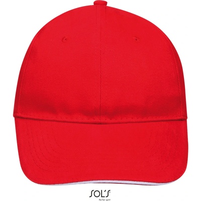 SOL's Collection Buffalo baseballová 6 panelová COT25810094199-red/white Červená/bílá