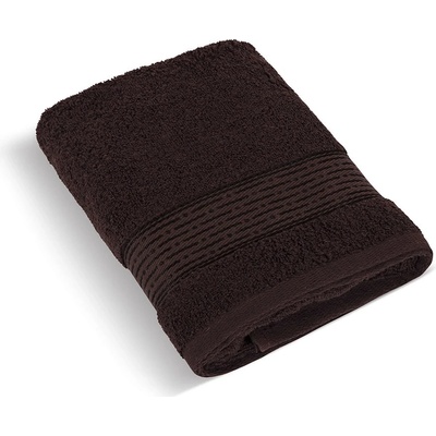Brotex Froté uterák 50x100cm prúžok 450g tmavo hnědá