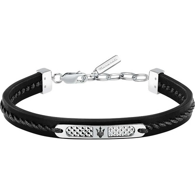 Maserati Moderný kožený náramok pre mužov Leather JM525AVE29