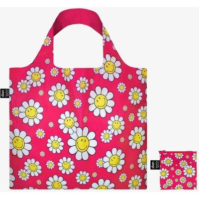 LOQI SMILEY Flowers Raspberry Medium