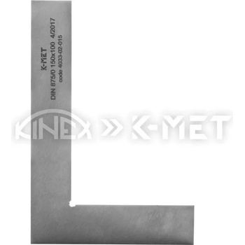 K-MET Прецизен прав ъгъл k-met 4035 - 100×63 мм, Čsn 25 5103/1 (4035)