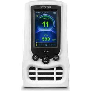 Trotec CO2 монитор Trotec BQ30/ до 9999 ppm/ прахови частици PM2.5 и PM10 (3510205098)