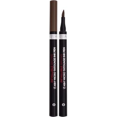 L'Oréal Infaillible Brows 48H Micro Tatouage Ink Pen молив за вежди тип писец нюанс 5.0 Light Brunette
