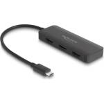 Delock USB Type-C Splitter DP Alt Mode към 3x HDMI MST 4K 60Hz (88040)