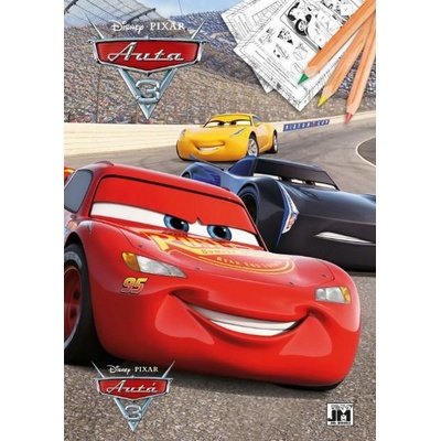 Omaľovánka jm a4 cars 3 autá