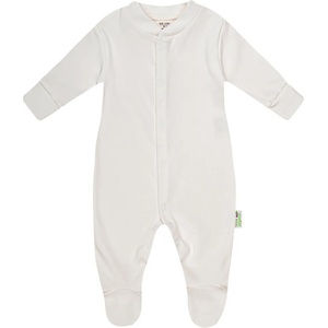 Bio Baby Бебешки гащеризон Bio Baby - Органичен памук, 62 cm, 3-4 месеца, екрю (97220410)