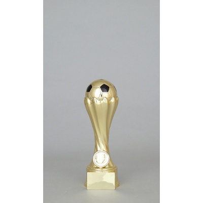 Fotbalová trofej zlatá 16 31 cm 16 cm