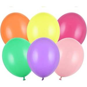 Party Deco Пастелен микс от латексови балони - 23 см / 50 бр (sb10p-000-50)