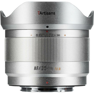 7Artisans AF 35mm f1,8 LITE series APS-C objektiv (Fuji X) - stříbrný