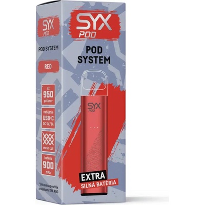 SYX Pod batéria 900mAh red