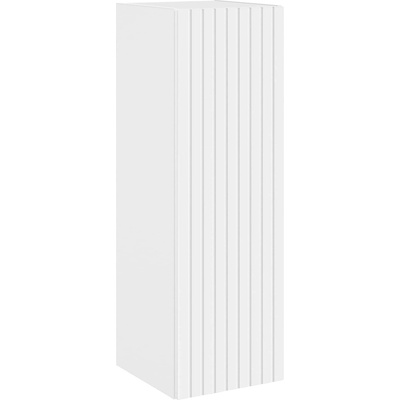 vidaXL Стенно Баня Кабинет Бяло 33 x 34, 5 x 60 см Инженерна дървесина (890662)
