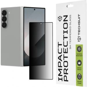 Techsuit Протектор за Samsung Galaxy Z Fold6 - 111D Privacy Full Glue [външен екран] - черен