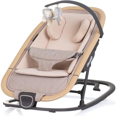 Chipolino Бебешки шезлонг "Senso" бишкота+дърво (3800931063610)