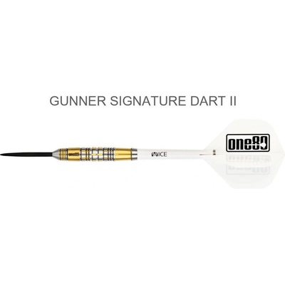 Sada šipek steel ONE80 Gunner Omega II 22g, 90% volfram