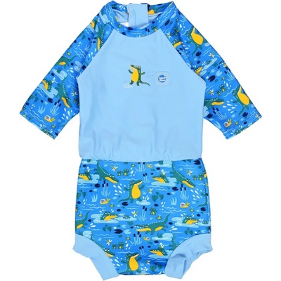 Splash About happy nappy sunsuit crocodile swamp xl