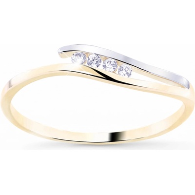 Cutie Diamonds Krásný bicolor ze zlata s brilianty DZ8026 00 X 1