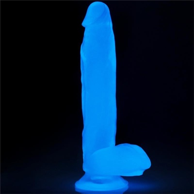 LOVETOY Dildo Lumino 10" Blue Light