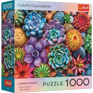 Trefl Пъзел Trefl от 1000 части - Цветни сукуленти (99307)