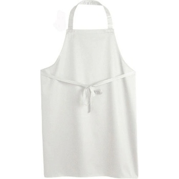 Dennys London Unisex zástěra s laclem DP200 White