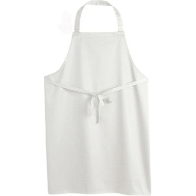 Dennys London Unisex zástěra s laclem DP200 White