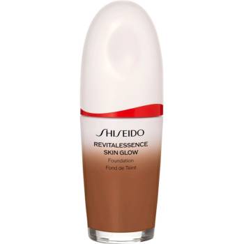 Shiseido Revitalessence Skin Glow Foundation лек фон дьо тен с озаряващ ефект SPF 30 цвят Copper 30ml