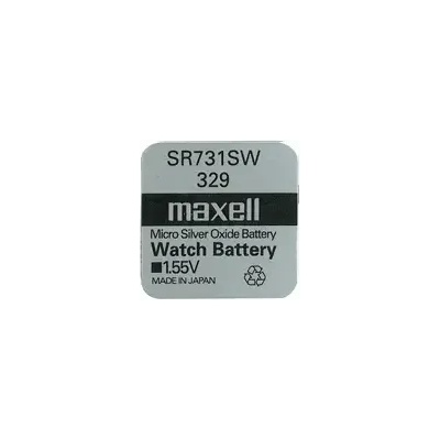 Maxell Бутонна батерия сребърна maxell sr-731 sw / 329/, 1.55v (ml-bs-sr-731-sw)