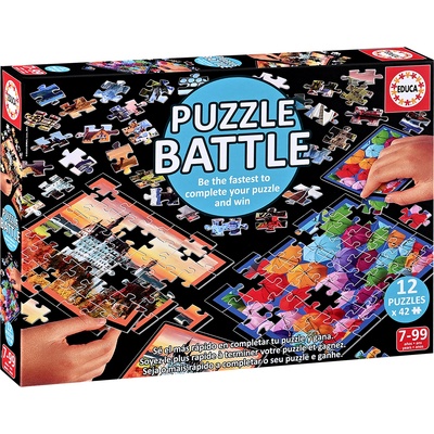 Educa Пъзел дуел Educa от 12 x 42 части - Пътуване (20121)