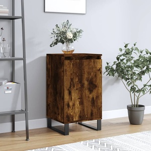 vidaXL Бюфет опушен дъб 40x35x70 см инженерно дърво (831078)