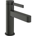 Hansgrohe Finoris - Смесител за умивалник с чучур Push-Open, EcoSmart, CoolStart, черен хром 76012340 (76012340)