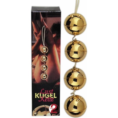 You2Toys Gold Orgasm Balls Sada 4
