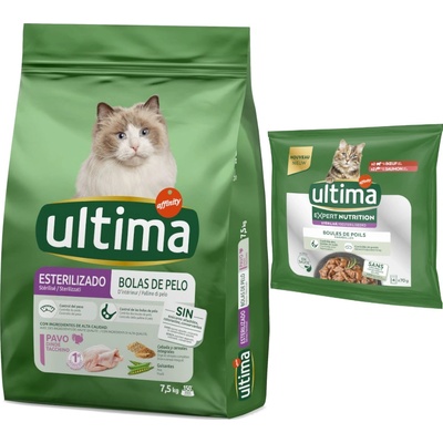 Ultima Cat Sterilized Hairball 7,5 kg