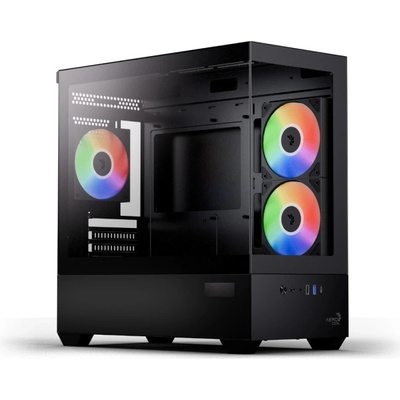 Йон Компютърс Геймърски компютър ION P300D Digi-G-BK-v1 с процесор AMD Ryzen 5 7600X, видео карта Radeon RX 9060 XT 8GB GDDR6, RAM памет 32GB(2x16GB) DDR5 5600MHz, SSD 1TB NVMe PCIe Gen4, водно охлаждане 360 (c003160)