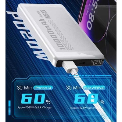 Sendem PH80​ ​ 10000mAh​ 22​,​5W bílá