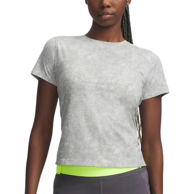 Under Armour Dámske tričko UA Velociti Pro Print SS Šedá