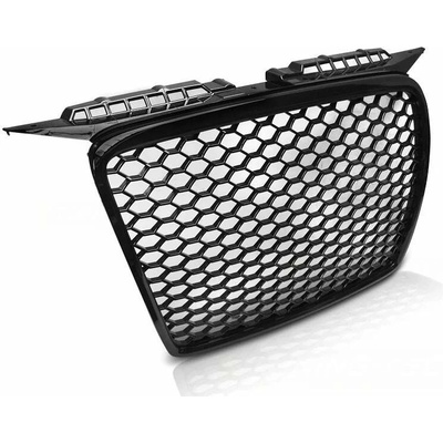 PŘEDNÍ MASKA AUDI A3 8P, 2005-2008 RS LOOK, ČERNÝ LESK – Sleviste.cz